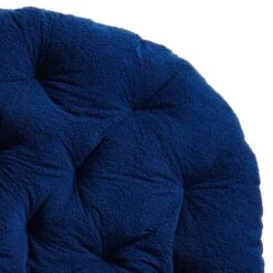 Sherpa Papasan, Navy Blue -Family Home Furn Store sherpa papasan navy blue 2