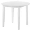 Sophia White Round Dining Table, 35" -Family Home Furn Store sophia white round dining table 35