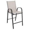 Stackable Taupe Sling Patio Barstool 1 Stackable Taupe Sling Patio Barstool -Family Home Furn Store stackable taupe sling patio barstool