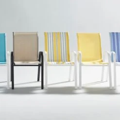 Stackable Yellow Sling Patio Chair With White Frame 15 Stackable Yellow Sling Patio Chair With White Frame -Family Home Furn Store stackable yellow sling patio chair with white frame 6