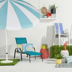 Sunny Club Coral Wicker Outdoor Ottoman, 16" -Family Home Furn Store sunny club coral wicker outdoor ottoman 16 2