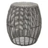 Sunny Club Grey Wicker Outdoor Ottoman, 16" -Family Home Furn Store sunny club grey wicker outdoor ottoman 16