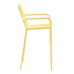 Sunny Club Light Yellow Textilene Stackable Outdoor Barstool 9 Sunny Club Light Yellow Textilene Stackable Outdoor Barstool -Family Home Furn Store sunny club light yellow textilene stackable outdoor barstool 2