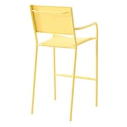 Sunny Club Light Yellow Textilene Stackable Outdoor Barstool 10 Sunny Club Light Yellow Textilene Stackable Outdoor Barstool -Family Home Furn Store sunny club light yellow textilene stackable outdoor barstool 3