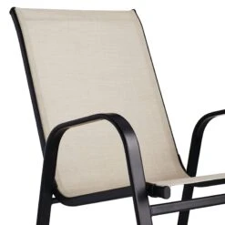 Tan Sling Patio Rocking Chair 8 Tan Sling Patio Rocking Chair -Family Home Furn Store tan sling patio rocking chair 2