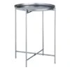 Tate Tray Side Table, Silver -Family Home Furn Store tate tray side table silver