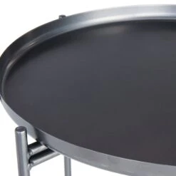 Tate Tray Side Table, Silver -Family Home Furn Store tate tray side table silver 3