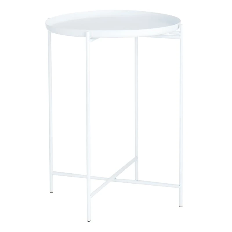 Tate Tray Side Table, White 3 Tate Tray Side Table, White