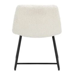 Tiny Dreamers Drake Kids Chair, White Sherpa -Family Home Furn Store tiny dreamers drake kids chair white sherpa 4