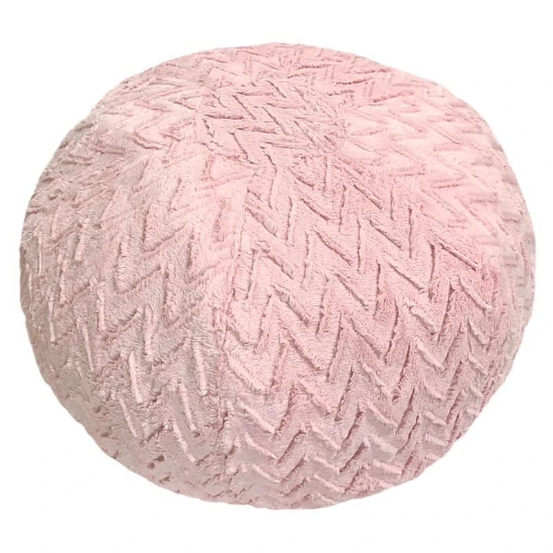 Tiny Dreamers Kids Chevron Plush Bean Bag, Pink 3 Tiny Dreamers Kids Chevron Plush Bean Bag, Pink