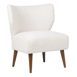 Tracey Boyd Beckett Boucle Accent Slipper Chair