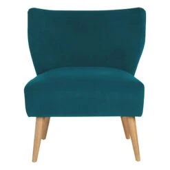 Tracey Boyd Beckett Teal Velvet Chair -Family Home Furn Store tracey boyd beckett teal velvet chair 2