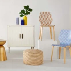 Tracey Boyd Bentwood Dining Chair, Tan -Family Home Furn Store tracey boyd bentwood dining chair tan 1