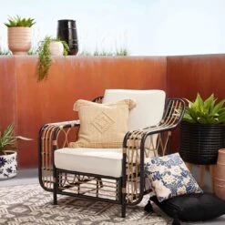 Tracey Boyd Global Wicker Chair -Family Home Furn Store tracey boyd global wicker chair 5