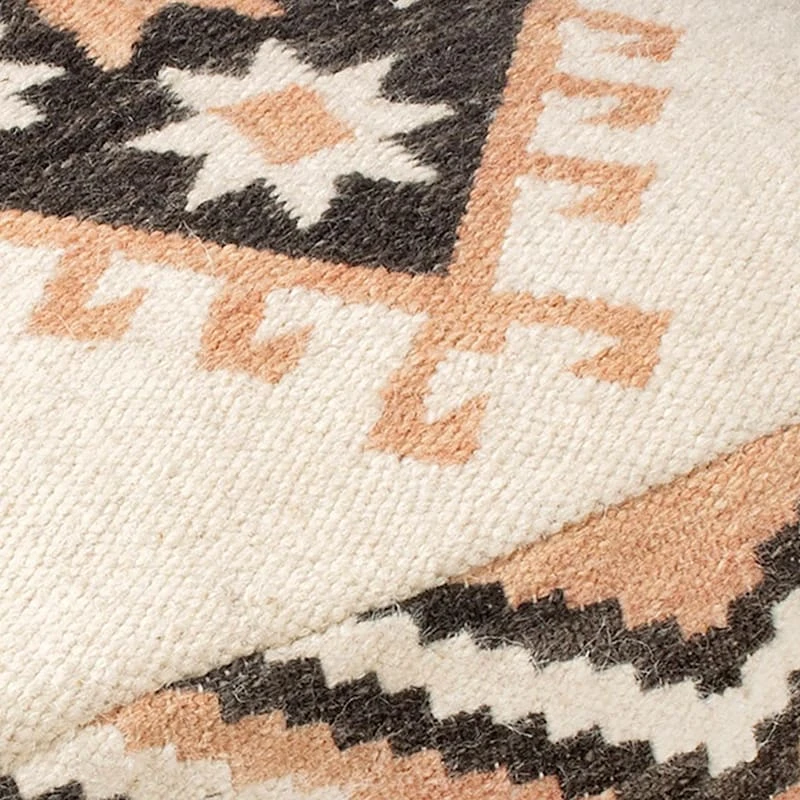 Tracey Boyd Kilim Pouf, Neutral 4 Tracey Boyd Kilim Pouf, Neutral - Image 2