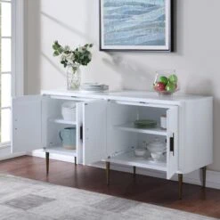 Tracey Boyd Ribbera Buffet Cabinet -Family Home Furn Store tracey boyd ribbera buffet cabinet 5