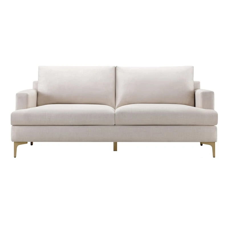 Tribeca Ivory Upholstered Sofa 4 Tribeca Ivory Upholstered Sofa - Image 2