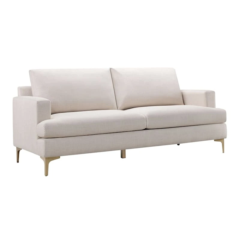 Tribeca Ivory Upholstered Sofa 3 Tribeca Ivory Upholstered Sofa