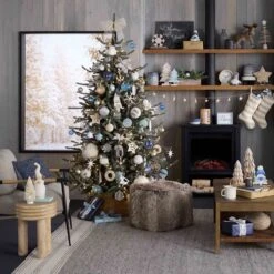 Ty Pennington Creed Ombre Fur Pouf -Family Home Furn Store ty pennington creed ombre fur pouf 2