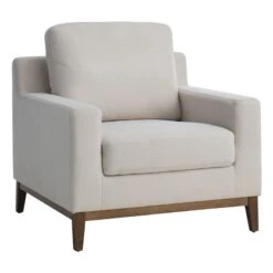 Ty Pennington Knox Upholstered Wooden Accent Chair