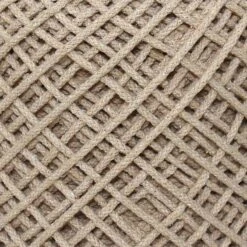 Ty Pennington Reid Twisted Ottoman, Wool Brown -Family Home Furn Store ty pennington reid twisted ottoman wool brown 3