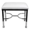 Vanity Bench Chanel Chrome White