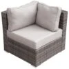Weston II Corner Wicker Chair & Cushion -Family Home Furn Store weston ii corner wicker chair cushion