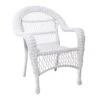 White Wicker Outdoor Lounge Chair -Family Home Furn Store white wicker outdoor lounge chair