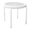 White Wicker Table With Glass Top -Family Home Furn Store white wicker table with glass top