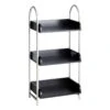Wyatt 3-Tier Bookcase, Black -Family Home Furn Store wyatt 3 tier bookcase black
